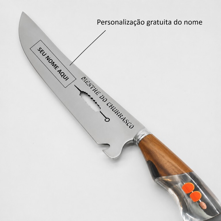 faca churrasco personalizada com gravação
